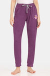 Rosaline Bloom Fest Knit Cotton Pyjama - Plum Caspia — thumbnail 2